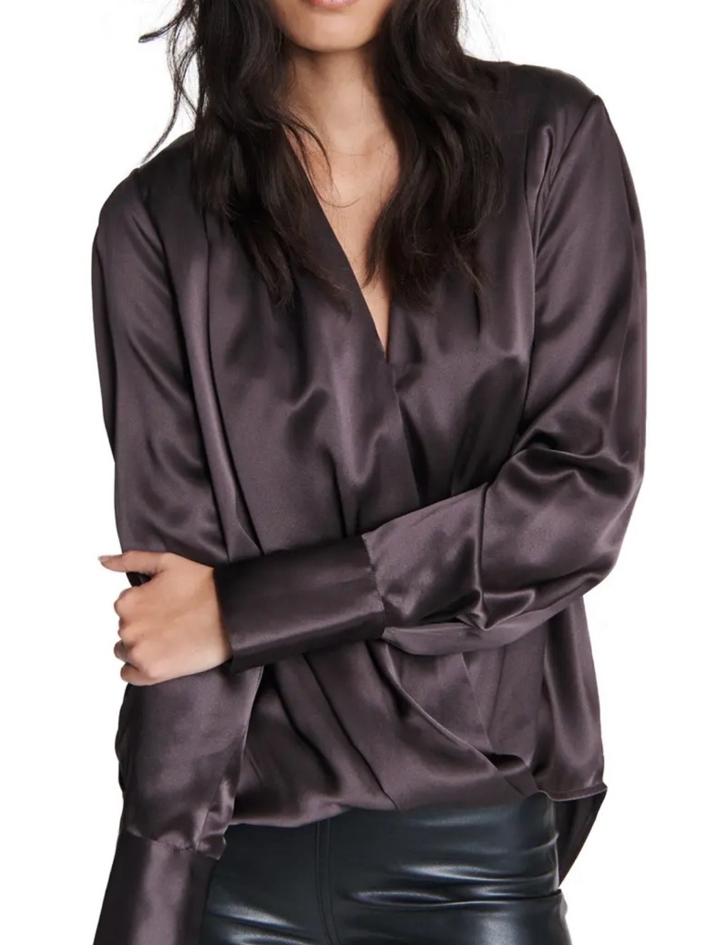 Rag & Bone NWT Lei Silk Wrap Blouse